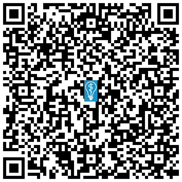 QR code image to open directions to Nina Basti DDS in San Clemente, CA on mobile